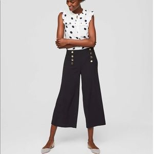 Wide Leg Sailor Pants